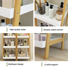Load image into Gallery viewer, 4-Tier Nordic Freestanding Wooden Ladder Shelf Storage Organizer Shelves & Racks Living and Home
