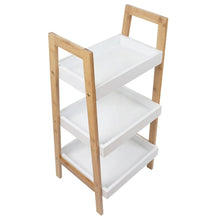Load image into Gallery viewer, 3-Tier Nordic Freestanding Wooden Ladder Shelf Storage Organizer Shelves & Racks Living and Home
