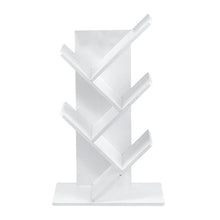 Load image into Gallery viewer, Rustic Standing Tree Bookshelf Wood Display Rack