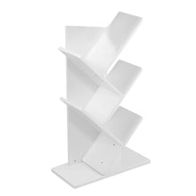 Load image into Gallery viewer, Rustic Standing Tree Bookshelf Wood Display Rack