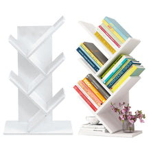 Load image into Gallery viewer, Rustic Standing Tree Bookshelf Wood Display Rack