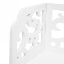 Load image into Gallery viewer, Rustic Small White Storage Display Shelving Unit