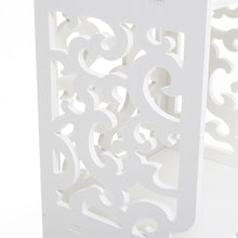 Load image into Gallery viewer, Rustic Small White Storage Display Shelving Unit