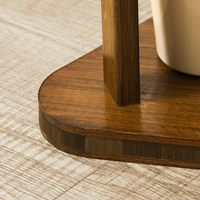 Load image into Gallery viewer, Wooden Coat Rack Stand with 3 Shelves for Entryway