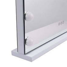 Load image into Gallery viewer, White Rectangle Tabletop Hollywood LED Vanity Mirror-58x48cm LED Make Up Mirrors Living and Home