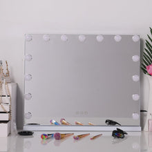 Load image into Gallery viewer, White Rectangle Tabletop Hollywood LED Vanity Mirror-58x48cm LED Make Up Mirrors Living and Home