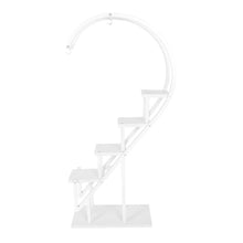 Load image into Gallery viewer, Curved 4-Tier Plant Stand Bonsai Display Shelf
