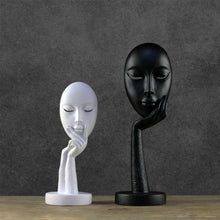 Load image into Gallery viewer, Abstract Resin Woman Face Statue Home Decoration