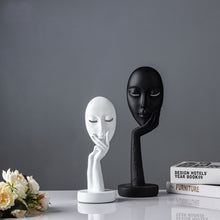 Load image into Gallery viewer, Abstract Resin Woman Face Statue Home Decoration