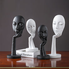 Load image into Gallery viewer, Abstract Resin Woman Face Statue Home Decoration