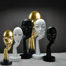 Load image into Gallery viewer, Abstract Resin Woman Face Statue Home Decoration