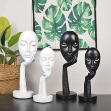 Load image into Gallery viewer, Abstract Resin Woman Face Statue Home Decoration