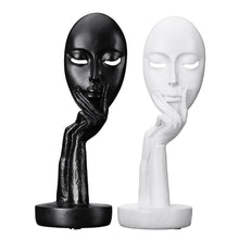 Load image into Gallery viewer, Abstract Resin Woman Face Statue Home Decoration