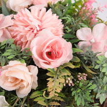 Load image into Gallery viewer, Rustic Assorted Flowers Heart-shaped Wreath Wedding Decoration Artificial Plants Living and Home