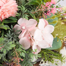 Load image into Gallery viewer, Rustic Assorted Flowers Heart-shaped Wreath Wedding Decoration Artificial Plants Living and Home