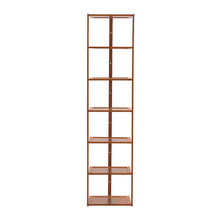 Load image into Gallery viewer, 7 Tiers Bamboo Shoe Rack Entryway Hallway Shoe Shelf