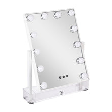 Load image into Gallery viewer, Rectangular Hollywood Vanity Makeup Mirror Living and Home