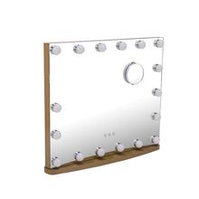 Load image into Gallery viewer, Hollywood Lighted Rectangle LED Metal Makeup Mirror Living and Home