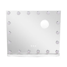 Load image into Gallery viewer, Hollywood Lighted Rectangle LED Metal Makeup Mirror