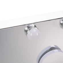 Load image into Gallery viewer, Hollywood Lighted Rectangle LED Metal Makeup Mirror