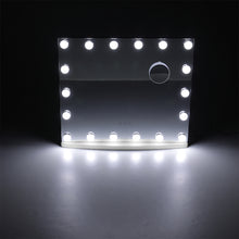 Load image into Gallery viewer, Hollywood Lighted Rectangle LED Metal Makeup Mirror