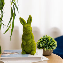 Load image into Gallery viewer, Moss Standing Bunny Rabbit Easter Garden Home Decoration Living and Home