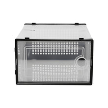 Load image into Gallery viewer, 12x Stackable Shoe Storage Box Organiser Black