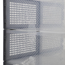Load image into Gallery viewer, Livingandhome 12x Stackable Shoe Storage Box Organiser Grey