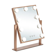 Load image into Gallery viewer, Adjustable LED Hollywood Vanity Mirror Touch Screen Control Rose Gold LED Make Up Mirrors Living and Home