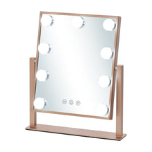 Load image into Gallery viewer, Adjustable LED Hollywood Vanity Mirror Touch Screen Control Rose Gold LED Make Up Mirrors Living and Home
