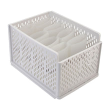 Load image into Gallery viewer, Plastic Stackable Clothes Storage Basket Drawer Organizer with Shirt Folders Shelves & Racks Living and Home