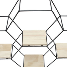 Load image into Gallery viewer, 3 Style Diy Hexagonal Wall Shelf Storage Wall Shelves Living and Home