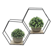 Load image into Gallery viewer, 3 Style Diy Hexagonal Wall Shelf Storage Wall Shelves Living and Home