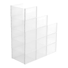 Load image into Gallery viewer, 12 Pack Clear Plastic Shoe Storage Boxes Storage Boxes Living and Home