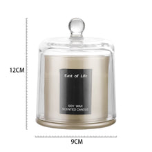 Load image into Gallery viewer, White/Grey Soy Wax Scented Candle English Pear & Freesia Scented Candles Living and Home