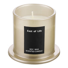 Load image into Gallery viewer, White/Grey Soy Wax Scented Candle English Pear & Freesia Scented Candles Living and Home