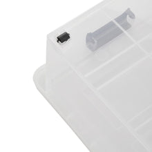 Load image into Gallery viewer, Clear Plastic Underbed Storage Box with Wheels Storage Boxes Living and Home
