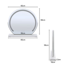 Load image into Gallery viewer, Round Hollywood Vanity LED Lighted Makeup Mirror Living and Home