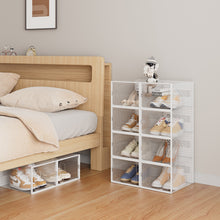 Load image into Gallery viewer, 12 Pack Plastic Shoe Storage Box