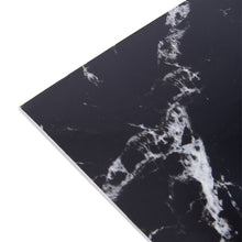 Load image into Gallery viewer, 10pcs Peel and Stick Black Marble Wall Sticker