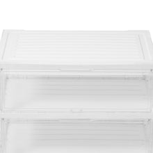 Load image into Gallery viewer, 3-Tier Foldable Storage Box with Magnetic Doors