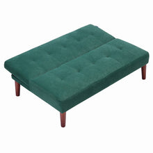 Load image into Gallery viewer, 4ft Wide Modern 3 Seater Padded Convertible Sofa Bed with Wooden Legs Sofa Beds Living and Home