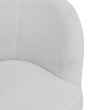 Load image into Gallery viewer, 80cm Wide White Faux Fur Accent Swivel Tub Chair Tub Chairs Living and Home