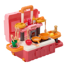 Load image into Gallery viewer, 49Pcs 3-in-1 Pretend Kitchen Playset