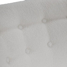 Load image into Gallery viewer, White Boucle Teddy Upholstered Accent Chair with Footstool Lounge Chairs Living and Home