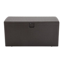 Load image into Gallery viewer, 4ft W 99-Gallon Rattan Garden Storage Outdoor Deck Box Garden Storage Boxes Living and Home