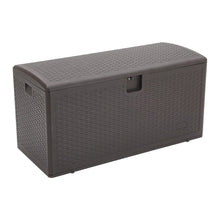 Load image into Gallery viewer, 4ft W 99-Gallon Rattan Garden Storage Outdoor Deck Box Garden Storage Boxes Living and Home
