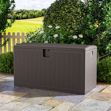 Load image into Gallery viewer, 127cm W 99 Gallons Rattan Garden Storage Outdoor Deck Box Garden Storage Boxes Living and Home