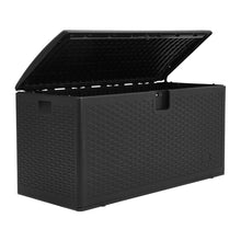 Load image into Gallery viewer, 99-Gallon Rattan Outdoor Deck Box
