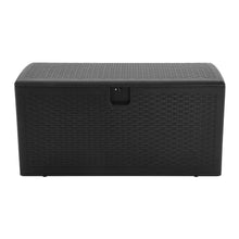 Load image into Gallery viewer, 4ft W 99-Gallon Rattan Garden Storage Outdoor Deck Box Garden Storage Boxes Living and Home